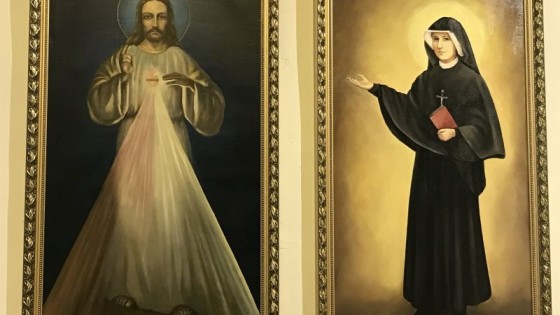 Św. Faustyna i Jezus Miłosierny 